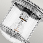 Потолочный светильник для ванных комнат с цилиндрическим стеклянным плафоном и одной лампой Hinkley варинант исполнения - 16 | Loft Concept в Ростове-на-Дону