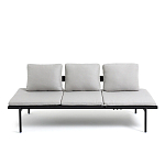 Диван-шезлонг черный Annet варинант исполнения - 1 | Loft Concept в Ростове-на-Дону