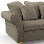 Мебельная ткань Шенилл коричневый цвет 138 см T4-28 варинант исполнения - 4 | Loft Concept в Ростове-на-Дону