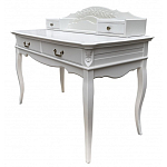 Стол-бюро белого цвета из массива бука с 4-мя ящиками White Provence варинант исполнения - 2 | Loft Concept в Ростове-на-Дону