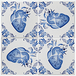 Плитка с узором Мое сердце варинант исполнения - 1 | Loft Concept в Ростове-на-Дону