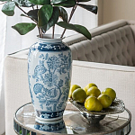 Ваза с синим цветочным орнаментом Blue & White Ornament  варинант исполнения - 4 | Loft Concept в Ростове-на-Дону