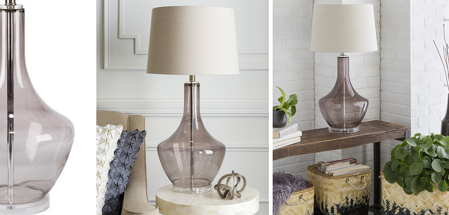 Настольная лампа Fantina Table lamp gray Настольная лампа Fantina Table lamp gray - Loft-Concept в Ростове-на-Дону