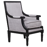 Кресло Harry Armchair black and grey velour варинант исполнения - 1 | Loft Concept в Ростове-на-Дону