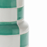 Ваза из фаянса Brighter than the Stars с шахматным принтом бирюзового цвета  варинант исполнения - 2 | Loft Concept в Ростове-на-Дону