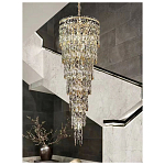 Люстра многоярусная каскадная с хрустальными подвесками Roul Crystal Light варинант исполнения - 10 | Loft Concept в Ростове-на-Дону