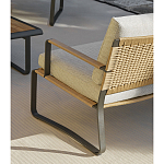 Дизайнерское уличное кресло на металлическом каркасе PHOENIX Armchair варинант исполнения - 6 | Loft Concept в Ростове-на-Дону