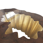 Кофейный стол Burl Exotic tree Coffee Table Black варинант исполнения - 3 | Loft Concept в Ростове-на-Дону