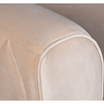 Кресло велюровое бежевое Cubic Silhouette варинант исполнения - 3 | Loft Concept в Ростове-на-Дону