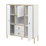 Буфет белый трёхдверный с двумя ящиками Antique Order варинант исполнения - 2 | Loft Concept в Ростове-на-Дону