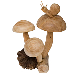 Статуэтка из дерева улитка Animals of the World варинант исполнения - 2 | Loft Concept в Ростове-на-Дону