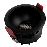 Встраиваемый спот светодиодный круглый черного цвета с углублением Ombra Lux  варинант исполнения - 4 | Loft Concept в Ростове-на-Дону