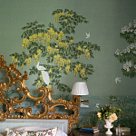 Обои ручная роспись Harpsden blue варинант исполнения - 4 | Loft Concept в Ростове-на-Дону