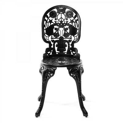 Стул Seletti Industry Collection ALUMINIUM CHAIR – BLACK