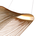 Подвесной светильник фигурный из деревянных прутьев Ecofriendly Light Source варинант исполнения - 4 | Loft Concept в Ростове-на-Дону
