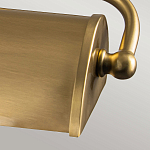 Светильник для картин цвета состаренная латунь с широким плафоном на прямоугольном основании Elstead Lighting варинант исполнения - 11 | Loft Concept в Ростове-на-Дону