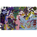 Homer Simpson in Paradise картина акрил на холсте варинант исполнения - 4 | Loft Concept в Ростове-на-Дону