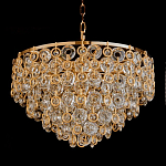 Люстра каскадная с подвесками в форме колец Galaxy of Light варинант исполнения - 3 | Loft Concept в Ростове-на-Дону