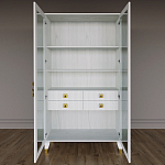 Дизайнерский шкаф витрина Elsa Dreams White с 4-мя ящиками варинант исполнения - 5 | Loft Concept в Ростове-на-Дону