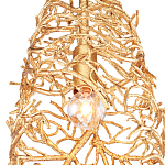 Подвесной светильник золотой в виде кораллов Coral Decor варинант исполнения - 1 | Loft Concept в Ростове-на-Дону