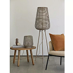 Торшер с плетеным металлическим плафоном Wicker Iron Lamp варинант исполнения - 2 | Loft Concept в Ростове-на-Дону