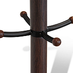 Вешалка коричневая с круглым основанием и черными металлическими крючками Industrial Metal Rust варинант исполнения - 2 | Loft Concept в Ростове-на-Дону