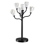 Настольная лампа с ветвями и белыми фарфоровыми цветами Floralis варинант исполнения - 1 | Loft Concept в Ростове-на-Дону