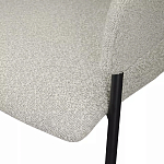 Стул мягкий с подлокотниками Chair Gray Upholstery Boucle варинант исполнения - 7 | Loft Concept в Ростове-на-Дону