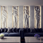 Барельеф FOUNTAIN OF INNOCENTS варинант исполнения - 1 | Loft Concept в Ростове-на-Дону