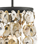 Подвесной светильник с подвесками из устричных раковин Sea Ravens варинант исполнения - 1 | Loft Concept в Ростове-на-Дону