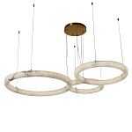 Люстра с 3-мя кольцами из натурального камня Minerals of Light варинант исполнения - 1 | Loft Concept в Ростове-на-Дону