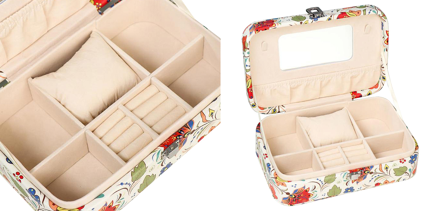 Шкатулка Multicilored Floral Pattern Jewerly Organizer Box Шкатулка Multicilored Floral Pattern Jewerly Organizer Box - Loft-Concept в Ростове-на-Дону