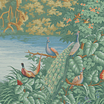 Обои ручная роспись Le Brésil Paille варинант исполнения - 1 | Loft Concept в Ростове-на-Дону