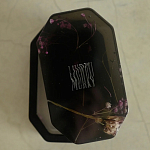 Шкатулка из эпоксидной смолы с цветами черная Epoxy Resin Pink Flowers Box Black варинант исполнения - 2 | Loft Concept в Ростове-на-Дону