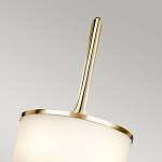 Бра вертикальное с белым полукруглым плафоном и длинным стержнем S Kichler варинант исполнения - 9 | Loft Concept в Ростове-на-Дону