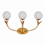 Бра с золотым каркасом в виде стебля с листьями Inspired by Nature варинант исполнения - 3 | Loft Concept в Ростове-на-Дону