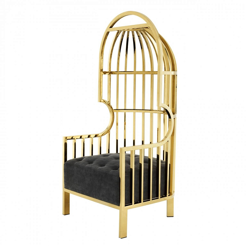  Eichholtz Chair Bora Bora Gold     -- | Loft Concept 