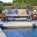 Садовый диван на каркасе из алюминия Petro варинант исполнения - 8 | Loft Concept в Ростове-на-Дону