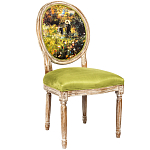 Стул из натурального бука с цветочным принтом Impressionism in Color варинант исполнения - 2 | Loft Concept в Ростове-на-Дону