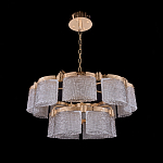 Люстра двухъярусная с текстурными овальными абажурами Splendor Palace Style варинант исполнения - 3 | Loft Concept в Ростове-на-Дону