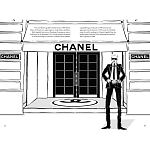 Megan Hess. Coco Chanel: The Illustrated World of a Fashion Icon варинант исполнения - 4 | Loft Concept в Ростове-на-Дону