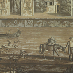 Обои ручная роспись Monuments of Paris Eau Forte on antique scenic Xuan paper варинант исполнения - 3 | Loft Concept в Ростове-на-Дону