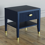 Прикроватная тумбочка с ящиком Elsa Dreams Blue варинант исполнения - 1 | Loft Concept в Ростове-на-Дону