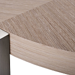 Столик журнальный с низкой круглой столешницей Wood Grain варинант исполнения - 1 | Loft Concept в Ростове-на-Дону