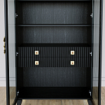 Дизайнерский шкаф витрина Elsa Dreams Black с 4-мя ящиками варинант исполнения - 6 | Loft Concept в Ростове-на-Дону