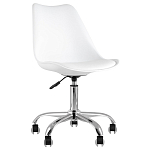 Офисный стул на металлическом основании EGGERY White варинант исполнения - 1 | Loft Concept в Ростове-на-Дону