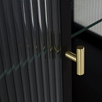 Сервант двухдверный с рифленым стеклом The Keeper варинант исполнения - 4 | Loft Concept в Ростове-на-Дону