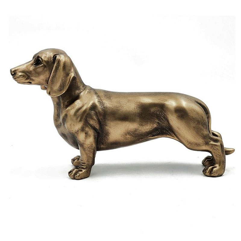 Статуэтка такса с реалистичными деталями и гладкой поверхностью Dachshund Style Бронза Статуэтка такса с реалистичными деталями и гладкой поверхностью Dachshund Style Бронза в Ростове-на-Дону | Loft Concept