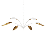 Люстра белая с плафонами в виде лепестков Delicate Flower варинант исполнения - 3 | Loft Concept в Ростове-на-Дону