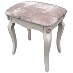 Пуф из массива дерева с велюровой обивкой Marrok French Seating варинант исполнения - 1 | Loft Concept в Ростове-на-Дону